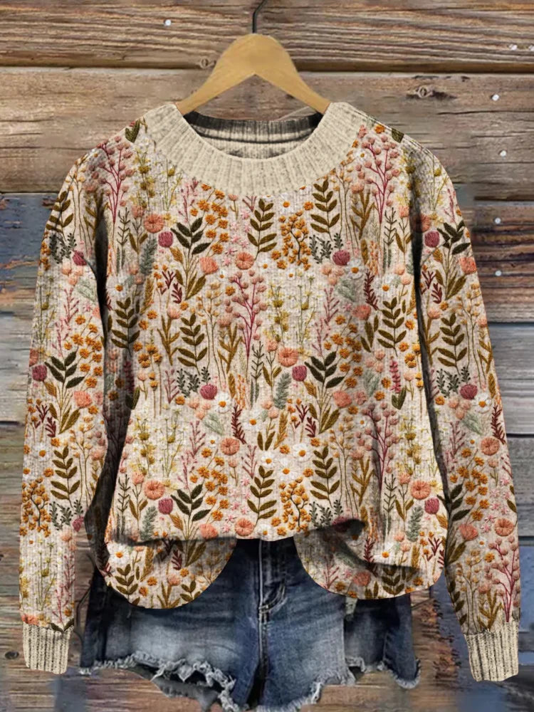 Bella™ | Sweater with flowers Cairns Closet