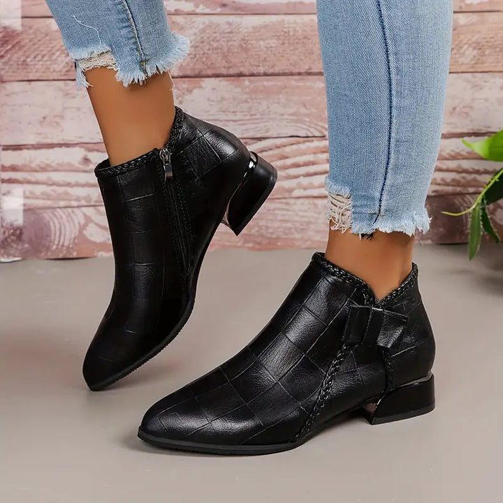 Women’s Stylish Ankle Shoes | Low Heel