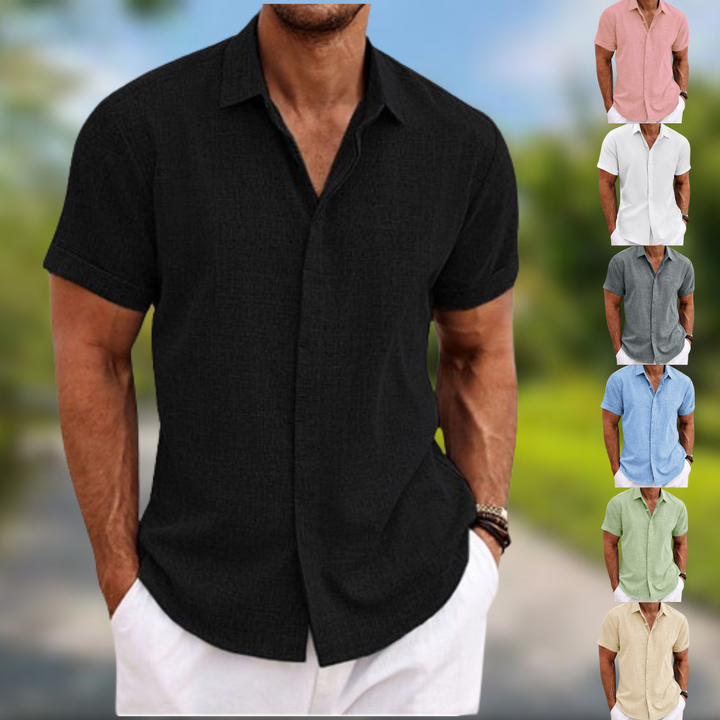 Alexander™ | Linen Shirt Cairns Closet