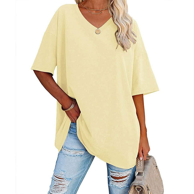 Ladies V-Neck T-Shirt Cairns Closet