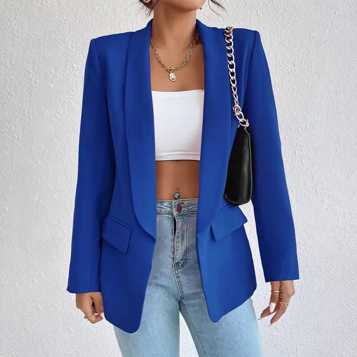 Blazer à manches longues et coupe ajustée pour femme | Professionnel