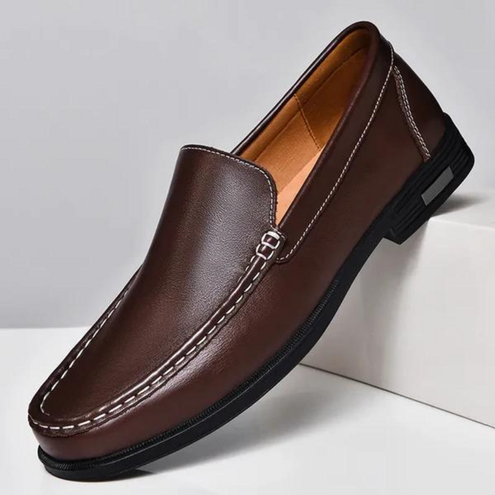 Pelle Italiana Genuine Leather Loafers Cairns Closet