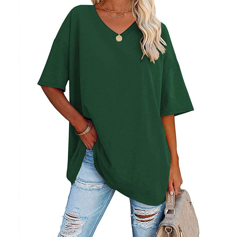 Ladies V-Neck T-Shirt Cairns Closet