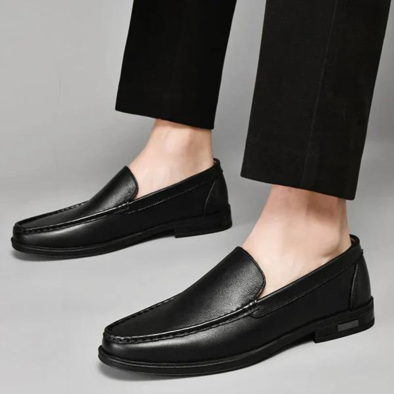 Pelle Italiana Genuine Leather Loafers Cairns Closet