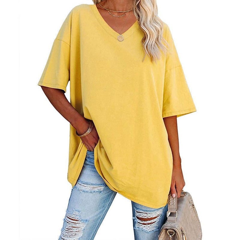 Ladies V-Neck T-Shirt Cairns Closet