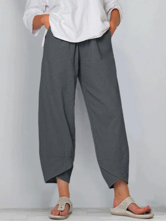 Pantalons Cropped Légers, Tenue Estivale Élégante