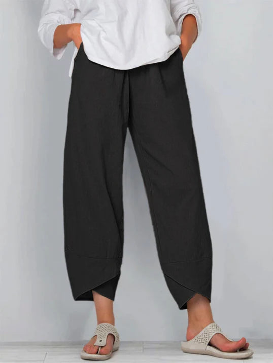 Pantalons Cropped Légers, Tenue Estivale Élégante