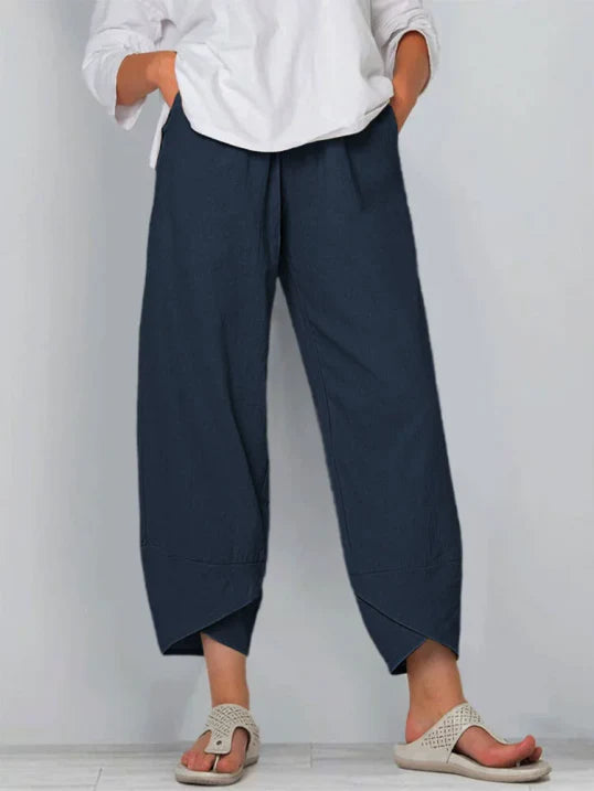 Pantalons Cropped Légers, Tenue Estivale Élégante