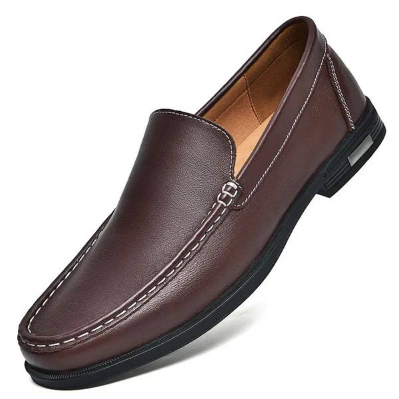 Pelle Italiana Genuine Leather Loafers Cairns Closet