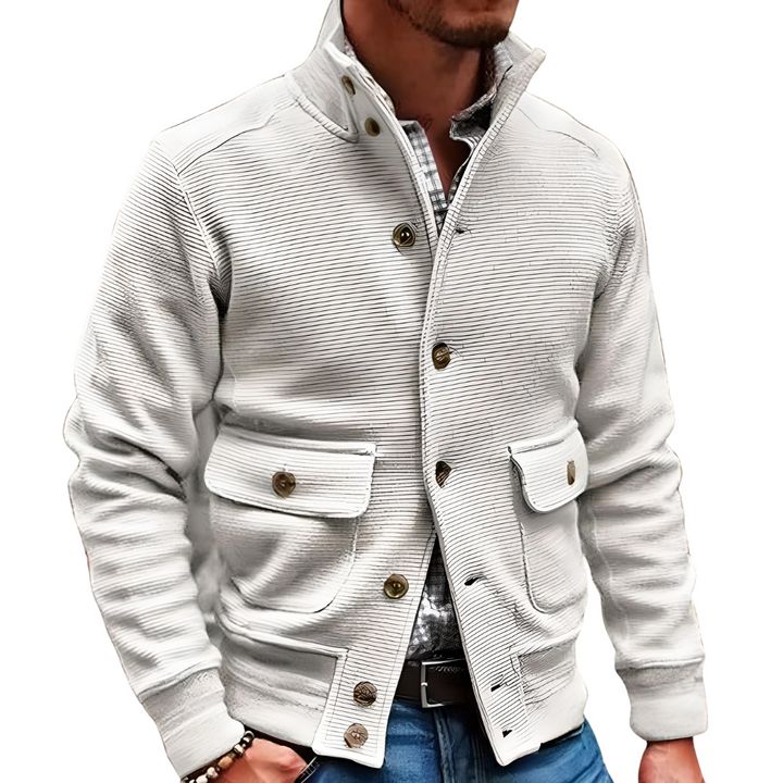 Premium men's knitted cardigan Cairns Closet