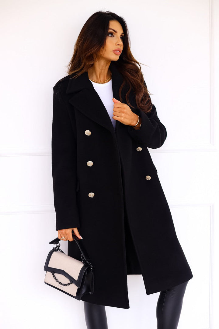 Chic Women's Long Loose Coat, Stylish