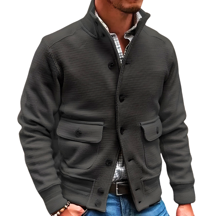 Premium men's knitted cardigan Cairns Closet