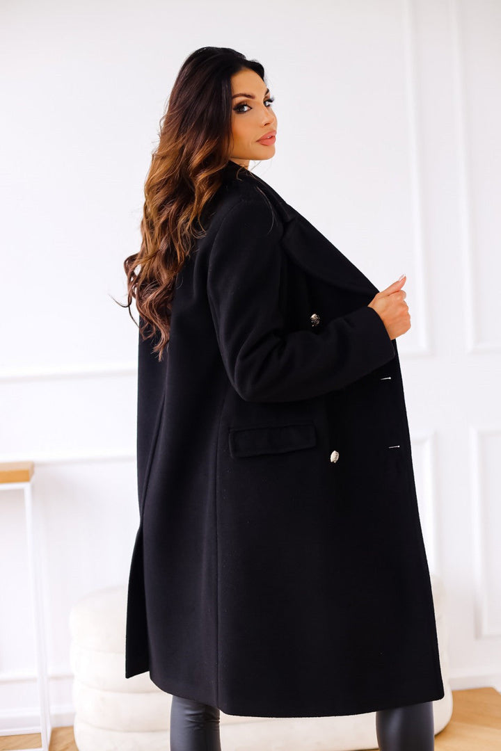 Chic Women's Long Loose Coat, Stylish