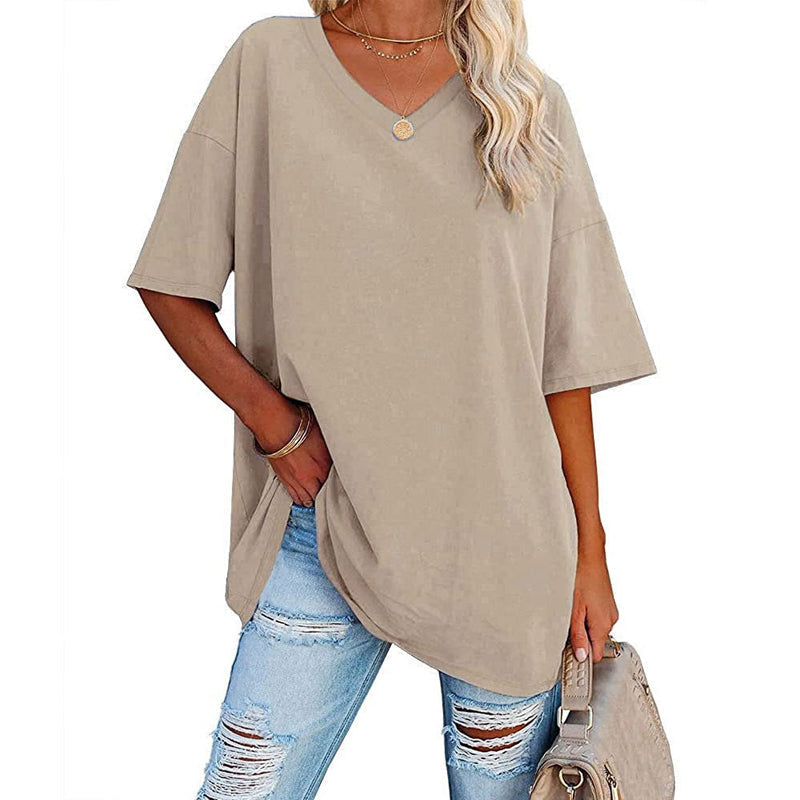 Ladies V-Neck T-Shirt Cairns Closet