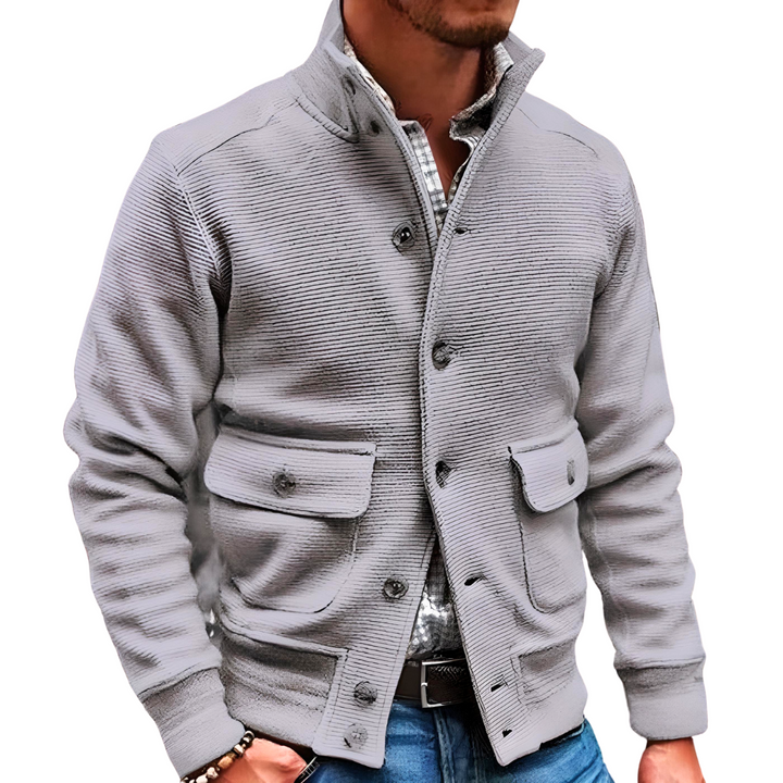 Premium men's knitted cardigan Cairns Closet