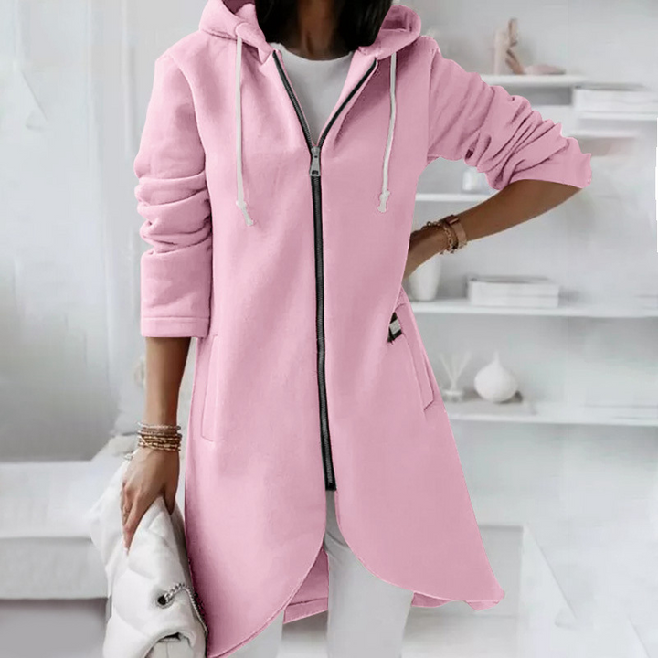 Women's Cozy Zippered Hoodie Jacket | Warm