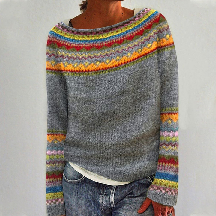 Warm Women's Knit Sweater | Cozy
