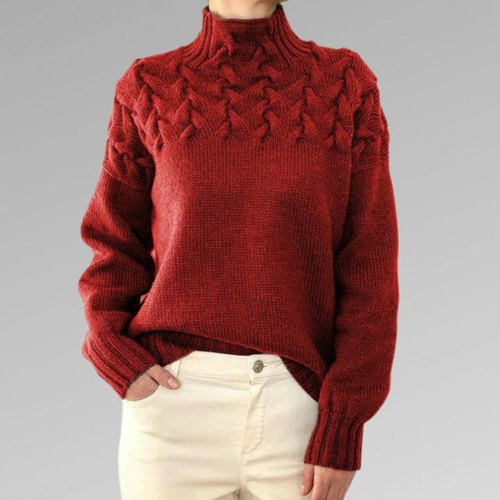 Alice | Ribbed Turtleneck Sweater Cairns Closet