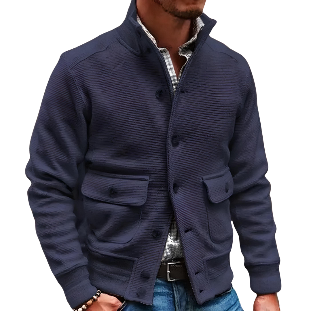 Premium men's knitted cardigan Cairns Closet