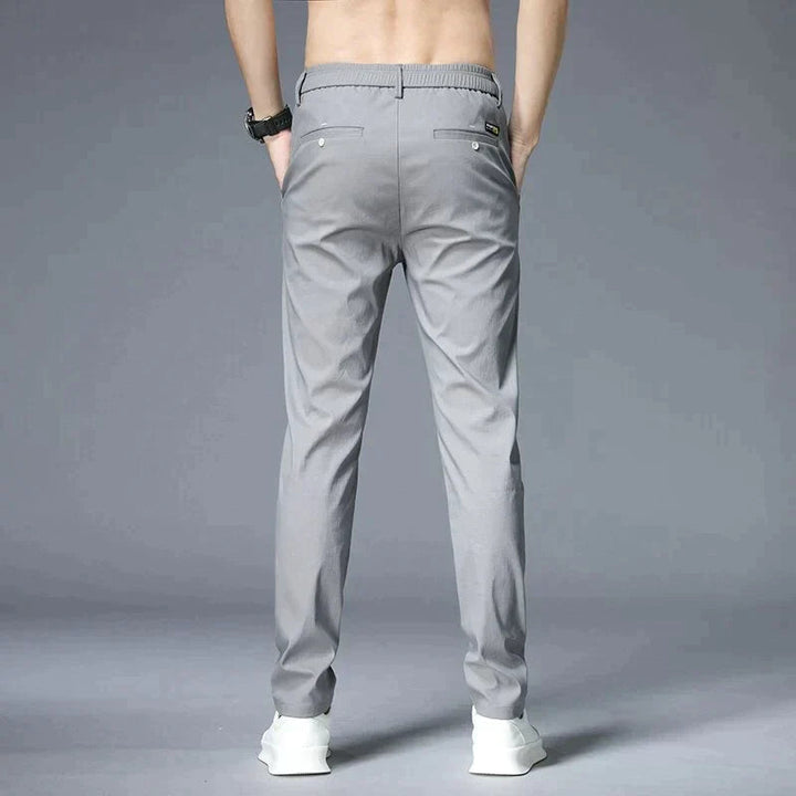 Stretchable Men's Trousers, Straight Cut