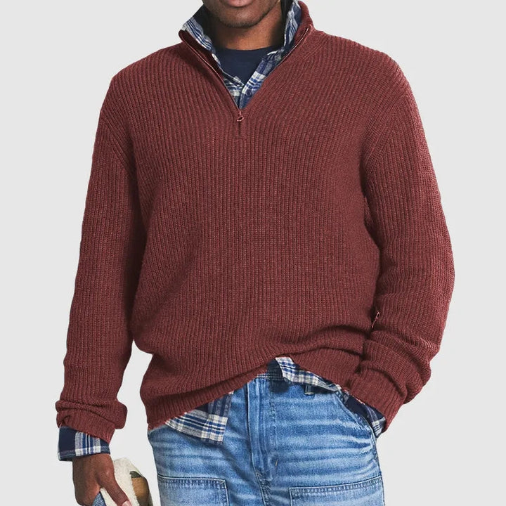 Roman - Warm quarter-zip sweater