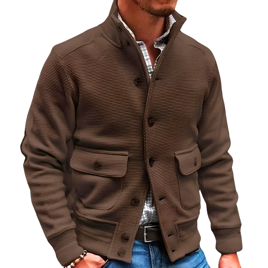 Premium men's knitted cardigan Cairns Closet