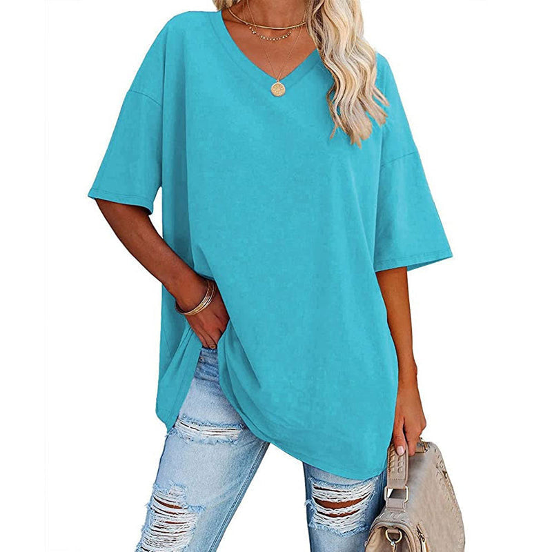 Ladies V-Neck T-Shirt Cairns Closet