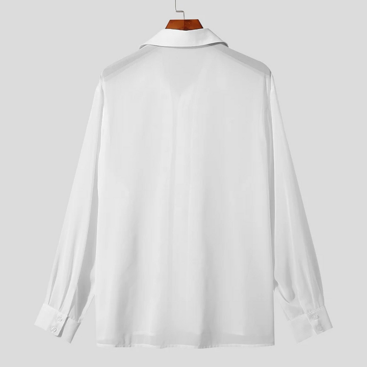 Frill Detail Long Sleeve Shirt Cairns Closet