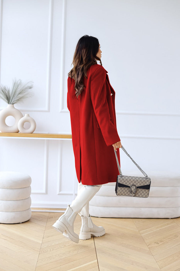 Chic Women's Long Loose Coat, Stylish