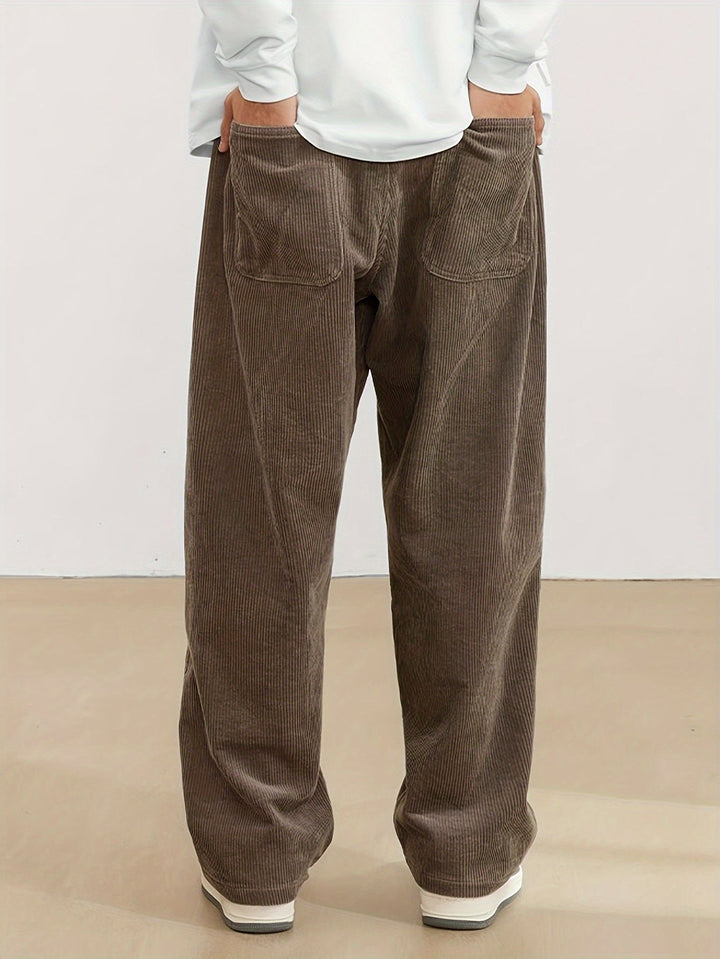 Men's Relaxed Fit Trousers, Versatile