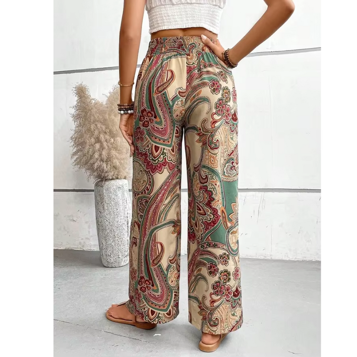 Women’s Bohemian Wide Leg Pants | Flowing