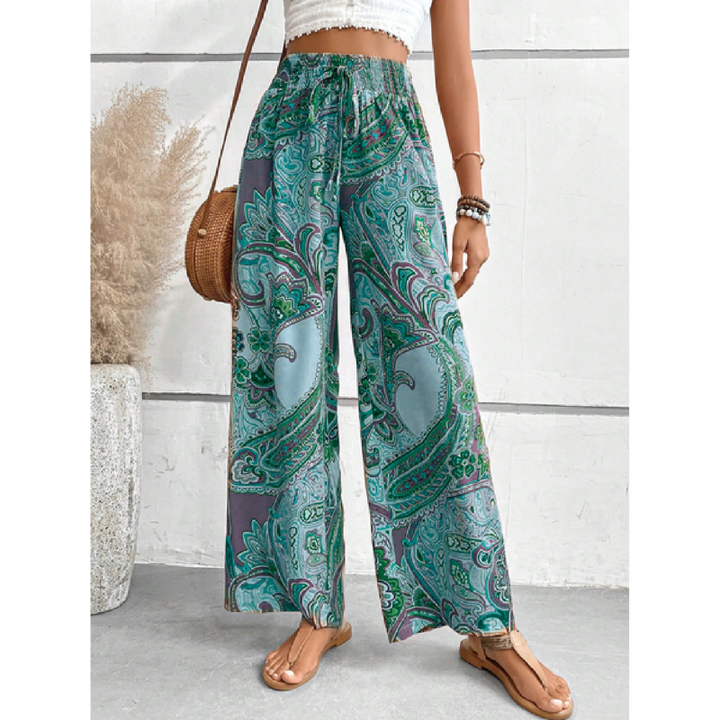 Women’s Bohemian Wide Leg Pants | Flowing