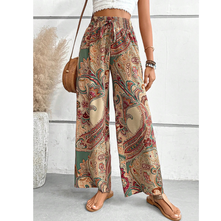Women’s Bohemian Wide Leg Pants | Flowing