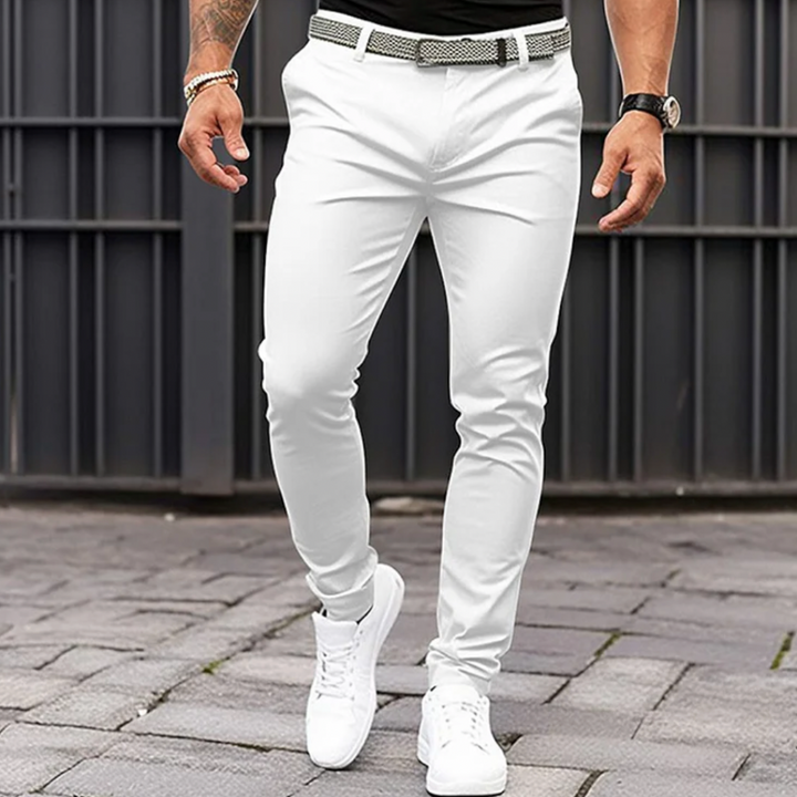 Men's Casual Slim Fit Pants, Stylish