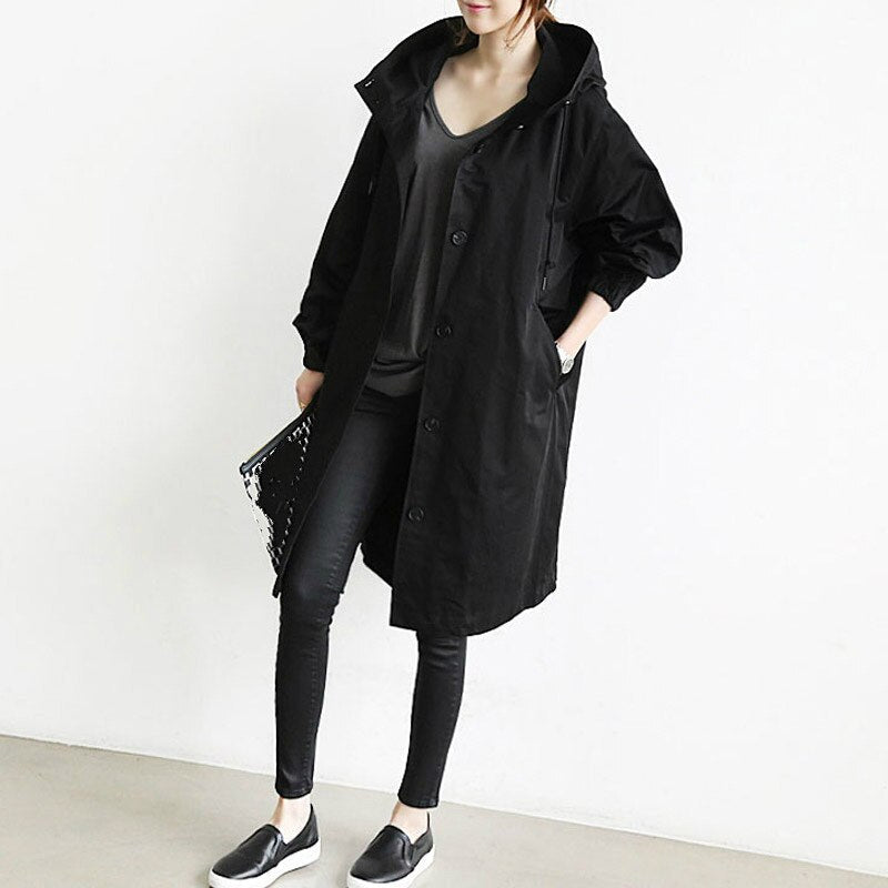 Women’s Stylish Long Trench Coat | Lightweight Design