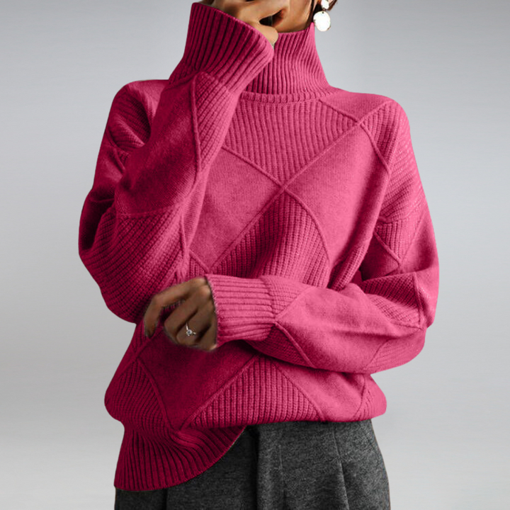 Adelle™ Cashmere Turtleneck Sweater Cairns Closet