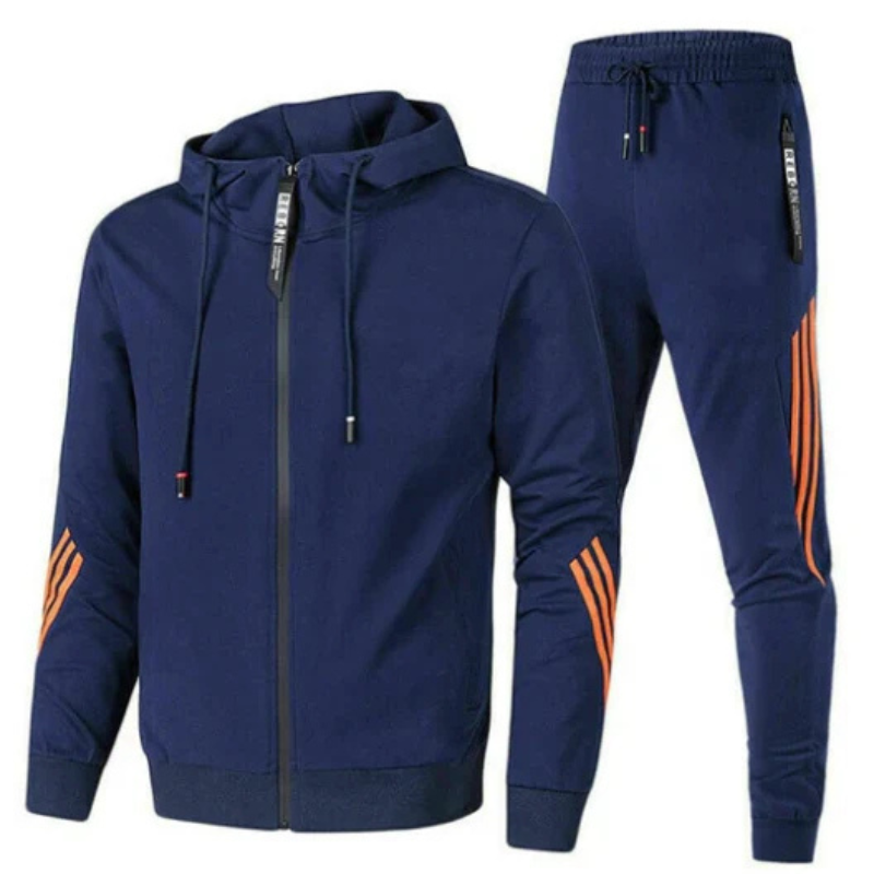 Ensemble survêtement homme deux pièces, style athlétique | Sporty
