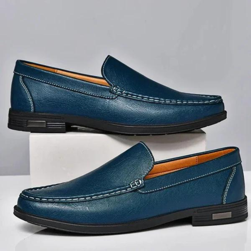 Pelle Italiana Genuine Leather Loafers Cairns Closet