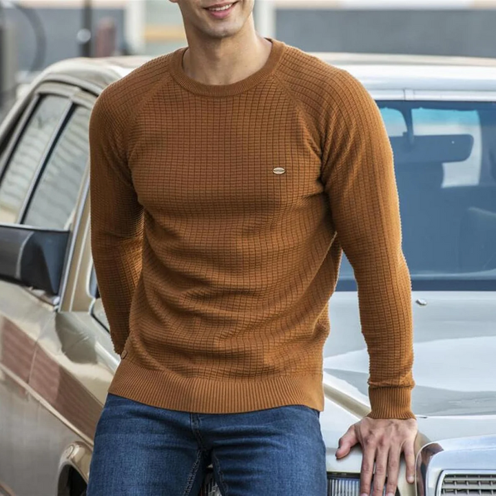 Men’s Cozy Stylish Knit Sweater, Long Sleeve