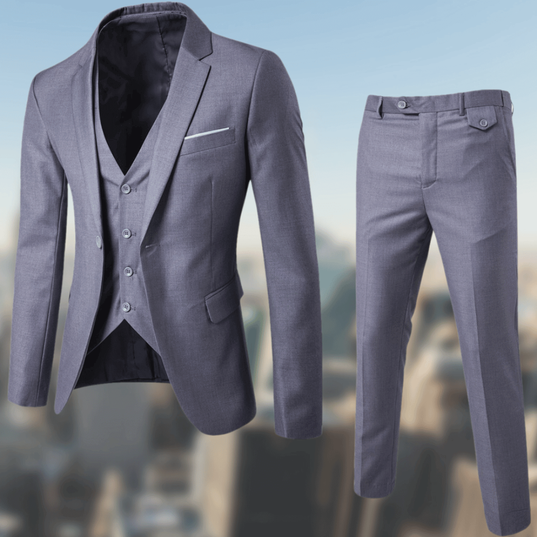 Men’s Classic Formal Suit | Three-Piece
