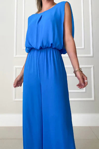 Althea - Elegant sleeveless backless jumpsuit