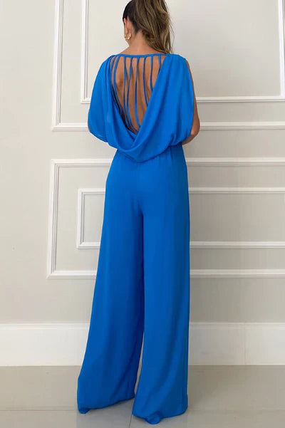 Althea - Elegant sleeveless backless jumpsuit