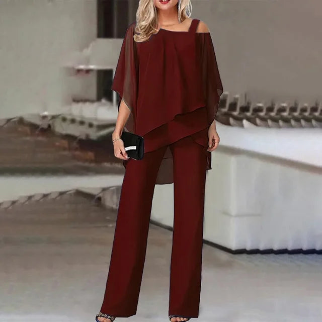 Jette™ - Casual Off-Shoulder Set