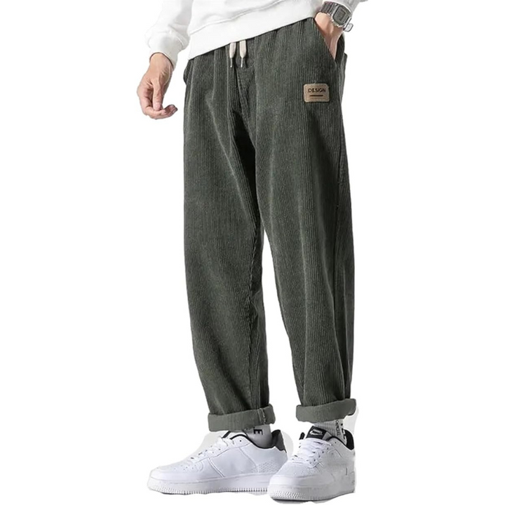 Men's Casual Extra Large Cord Pants | Comfortable Fit