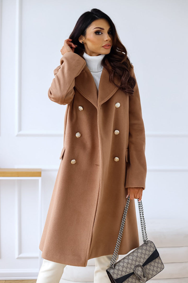Chic Women's Long Loose Coat, Stylish