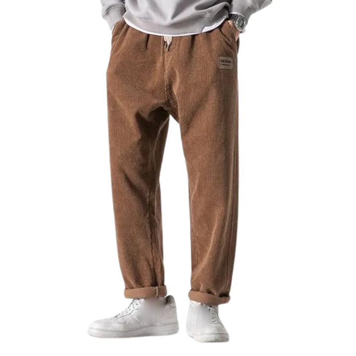 Men's Casual Extra Large Cord Pants | Comfortable Fit