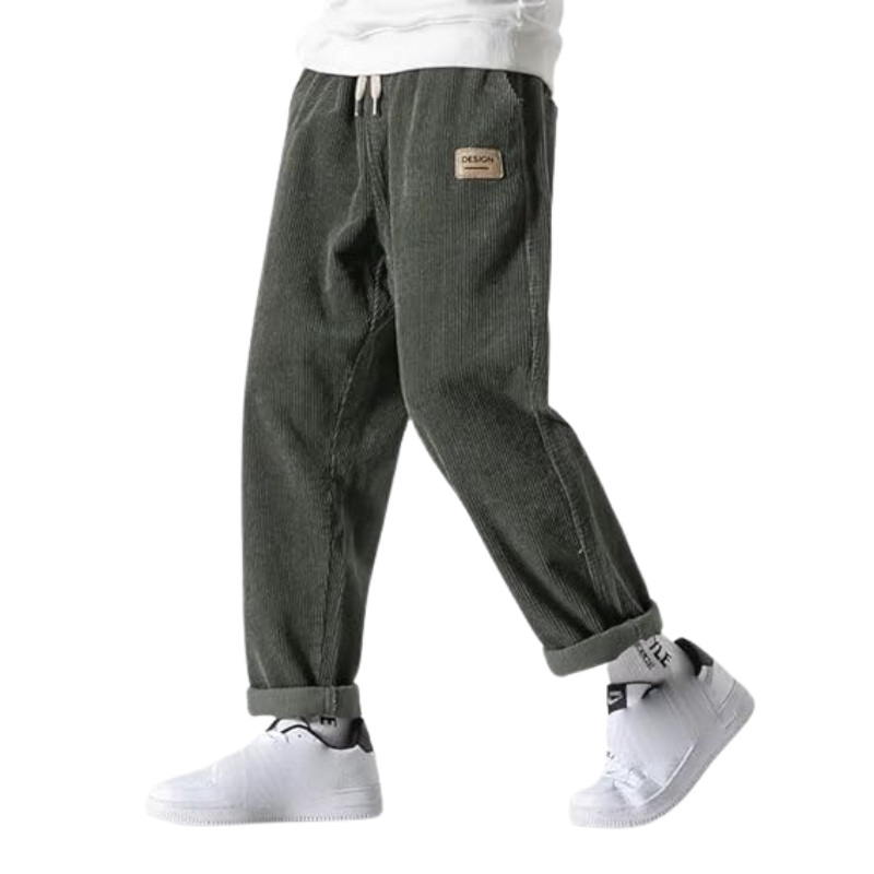 Men's Casual Extra Large Cord Pants | Comfortable Fit