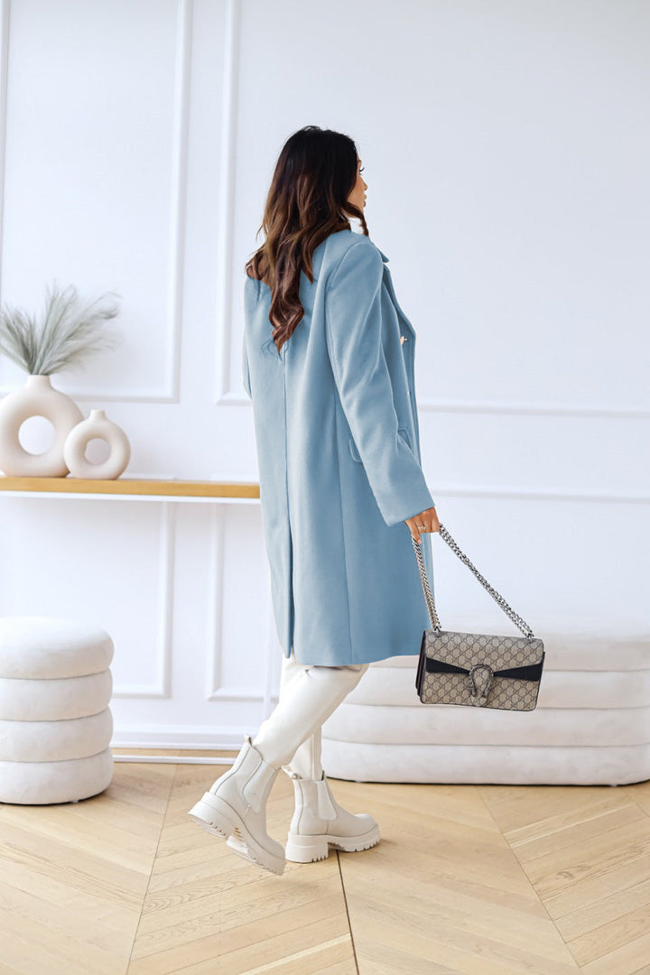 Chic Women's Long Loose Coat, Stylish
