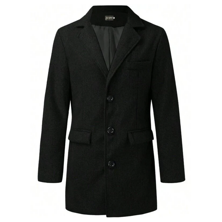 Manteau de Trench Classique pour Homme, Longueur Maxi, pour l'Hiver