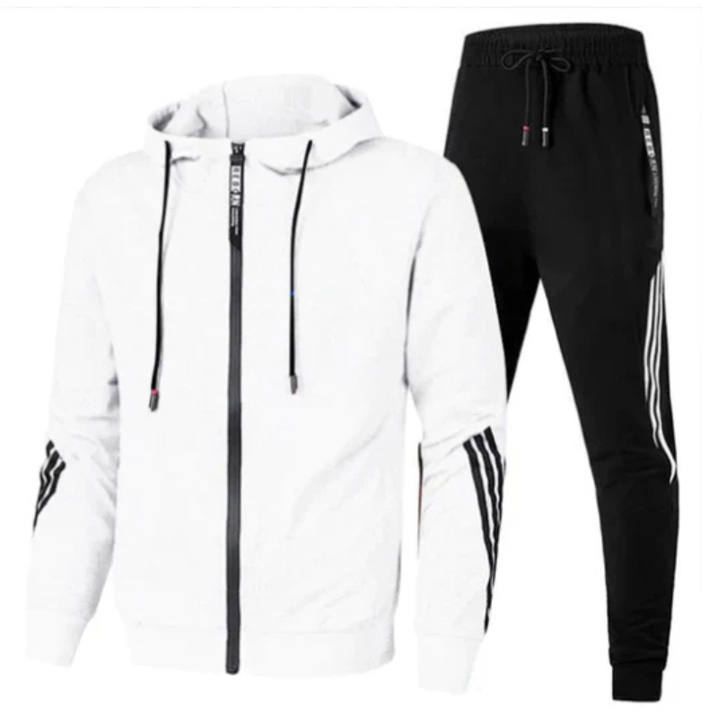Ensemble survêtement homme deux pièces, style athlétique | Sporty